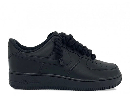Air Force One Black Big Laces